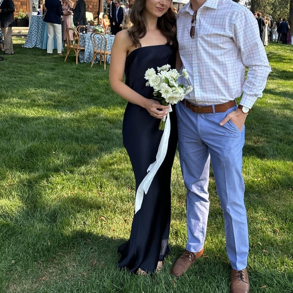 Bec + Bridge Navy Moon Dance Strapless Dress - Picture 6 of 6